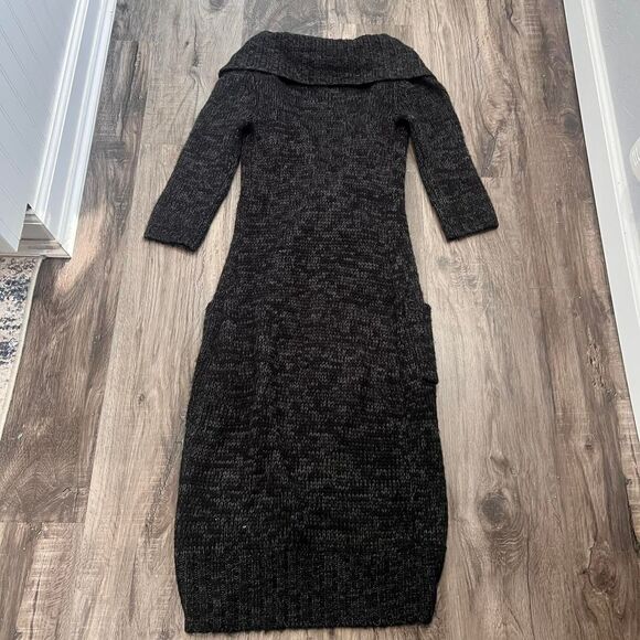 Y2K Long Thick Knit Duster Cardigan - Picture 7 of 7